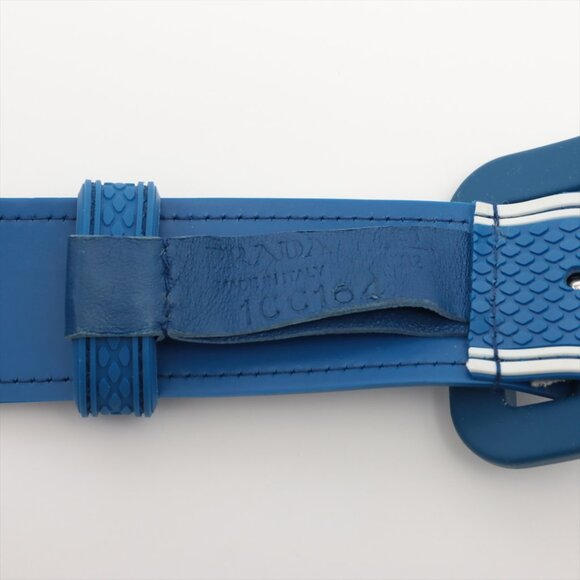 Prada Rubber Belt Rubber PRA830394 Size 80/32